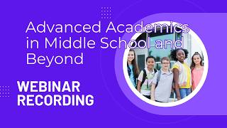 Famous Advanced Academics in Middle School & Beyond 2025-2026 Profile