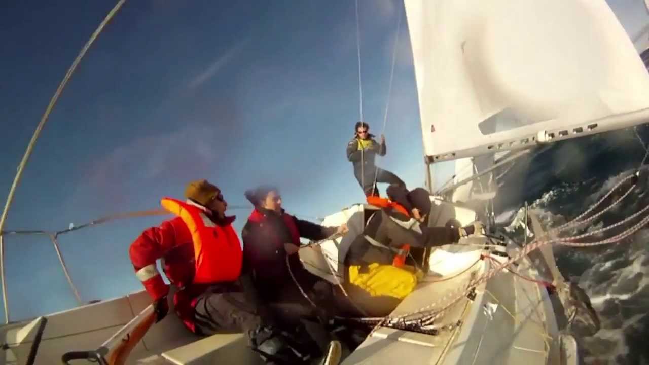 Broach on a "Surprise" boat and crash into a buoy YouTube