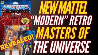 New Mattel Retro He-Man MOTU Figures!