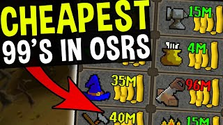 What are the Cheapest 99's in Oldschool Runescape? [OSRS]