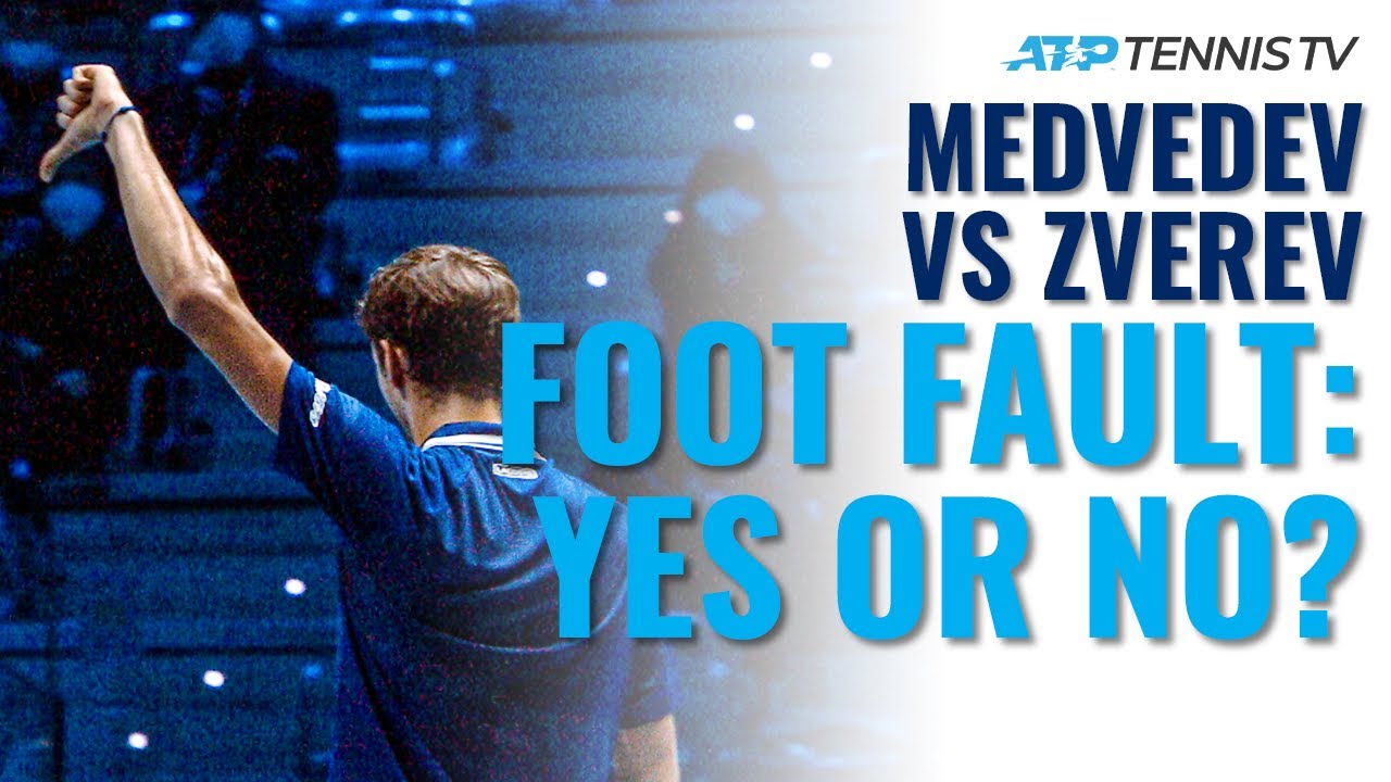 Foot Fault: Yes Or No? Controversy In Medvedev vs Zverev | Nitto ATP Finals 2021 Highlights
