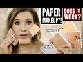 TESTING Viral PAPER MAKEUP! (Does it Work?!)