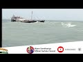 Wooden cargo vessel  indian vessel  rough sea  bad weather 