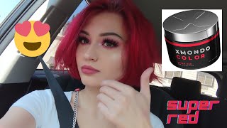 Dyeing my Hair with XMONDO! Super Red Review!