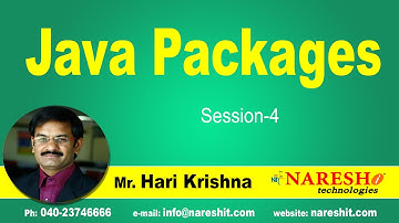 Java Packages Session-4 | By Mr. Hari Krishna