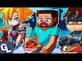 Minecraft Steve Tries Min Min's Steak Ramen