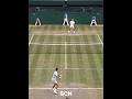 Federer vs Djokovic grass court magic 🔥