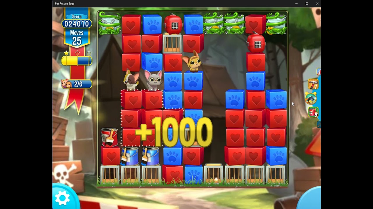 Pet Rescue Saga level 3980 no boosters