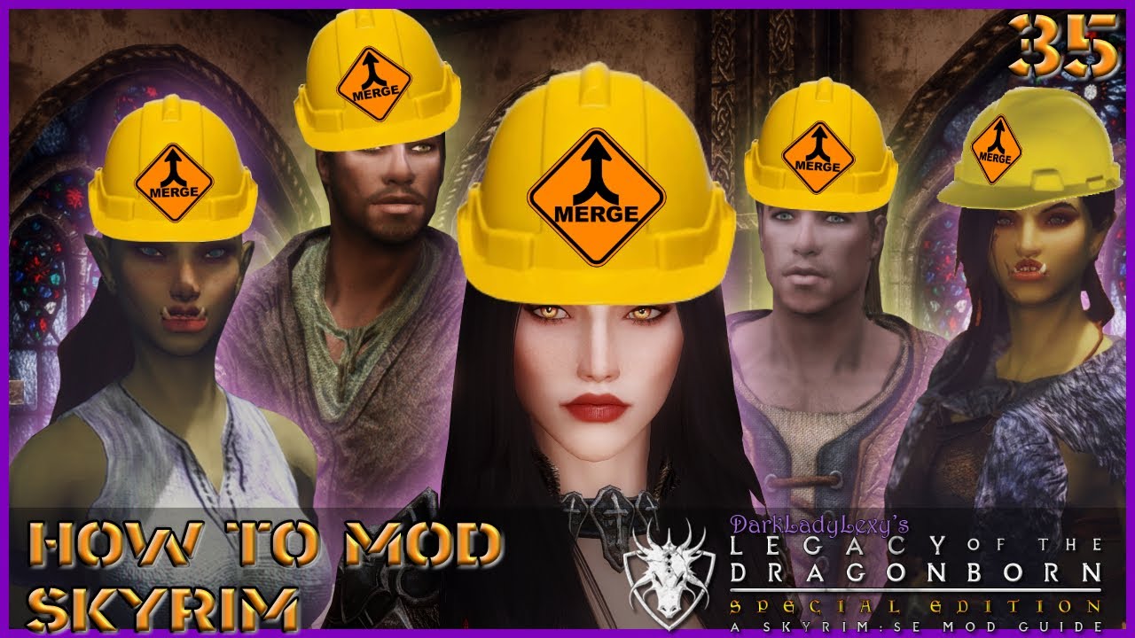 35 How to Mod Skyrim - How to Merge Mods 4 of 4 - YouTube