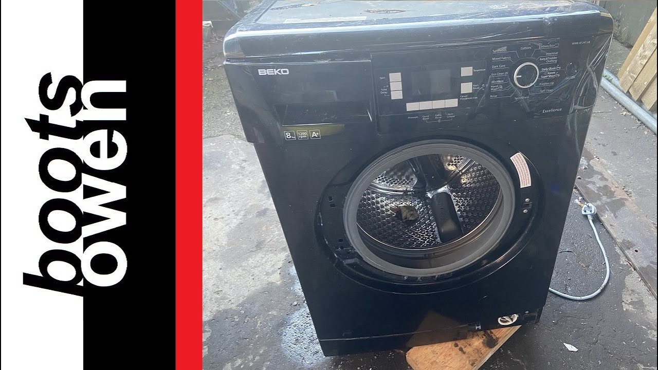 How to check a Beko washing machine drain filter YouTube