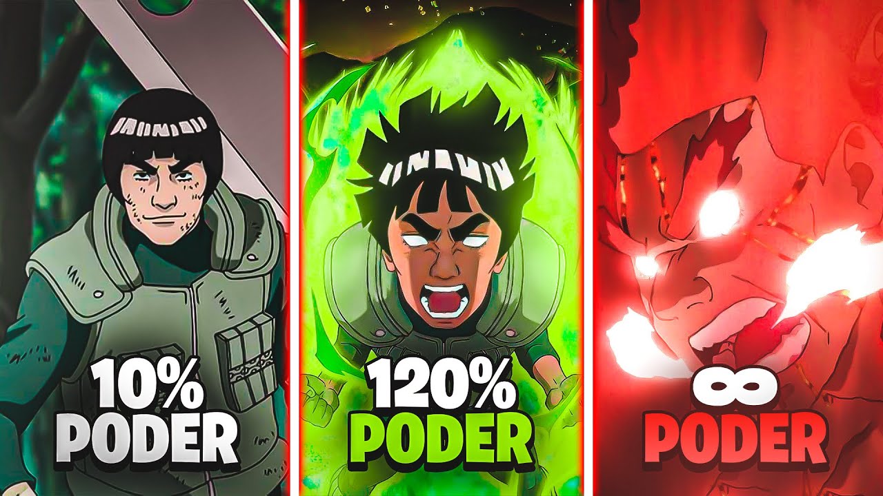 O NINJA MAIS FORTE! GAI HISTÓRIA E PODERES EXPLICADOS! NARUTO SHIPPUDEN ...