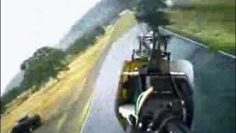 T-Rex 500 CAM - view from horizontal stabilizer