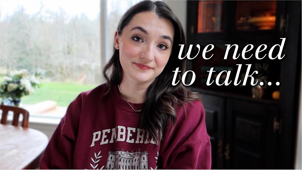We need to talk... opening up about my struggles & what I plan for the future.