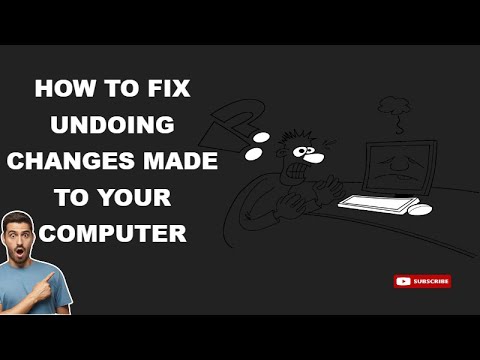 Troubleshooting Guide Fixing Undoing Changes Made To Your Computer ...