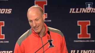 Illinois Men's Basketball Coach John Groce Press Conference 3/10/15