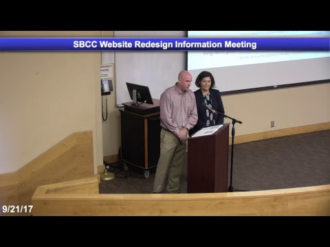 SBCC Website Redesign Information Meeting