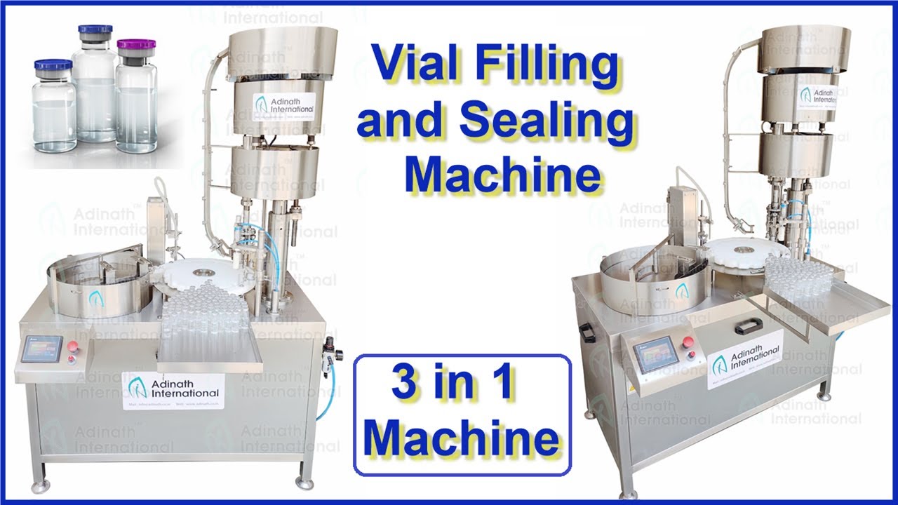 Vial Filling and Sealing Machine YouTube