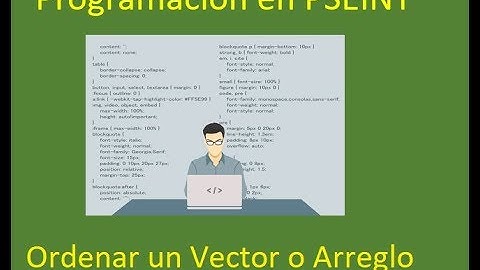Curso de Programación en Pseint. Ordenar un Vector
