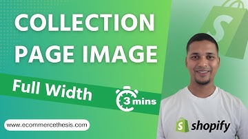 How To Make Collection Page Image Full Width In Shopify ✅ Easy & Fast