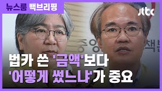 [백브리핑] 의원들 법카는 맛집 찾아다니는 미식활동비? / JTBC 뉴스룸