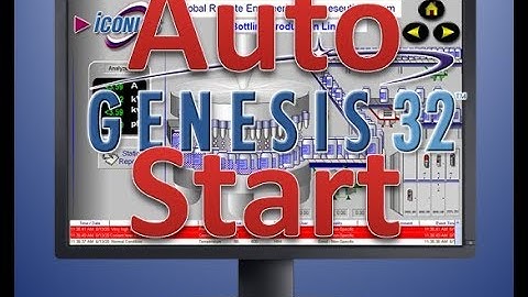 GENESIS32 SCADA : เปิดหน้าแสดงผลอัตโนมัติพร้อมWindows โดยใช้Task Scheduler