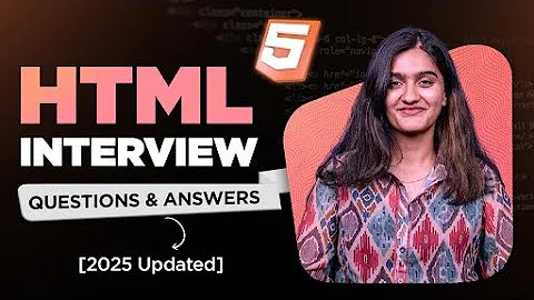 Top HTML Interview Questions And Answers | MOST ASKED HTML Interview Questions (2025) | Intellipaat