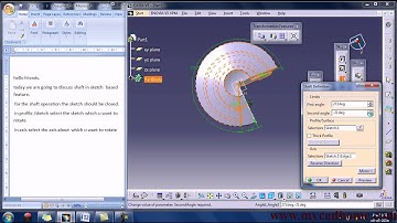 catia shaft in sketch based feature