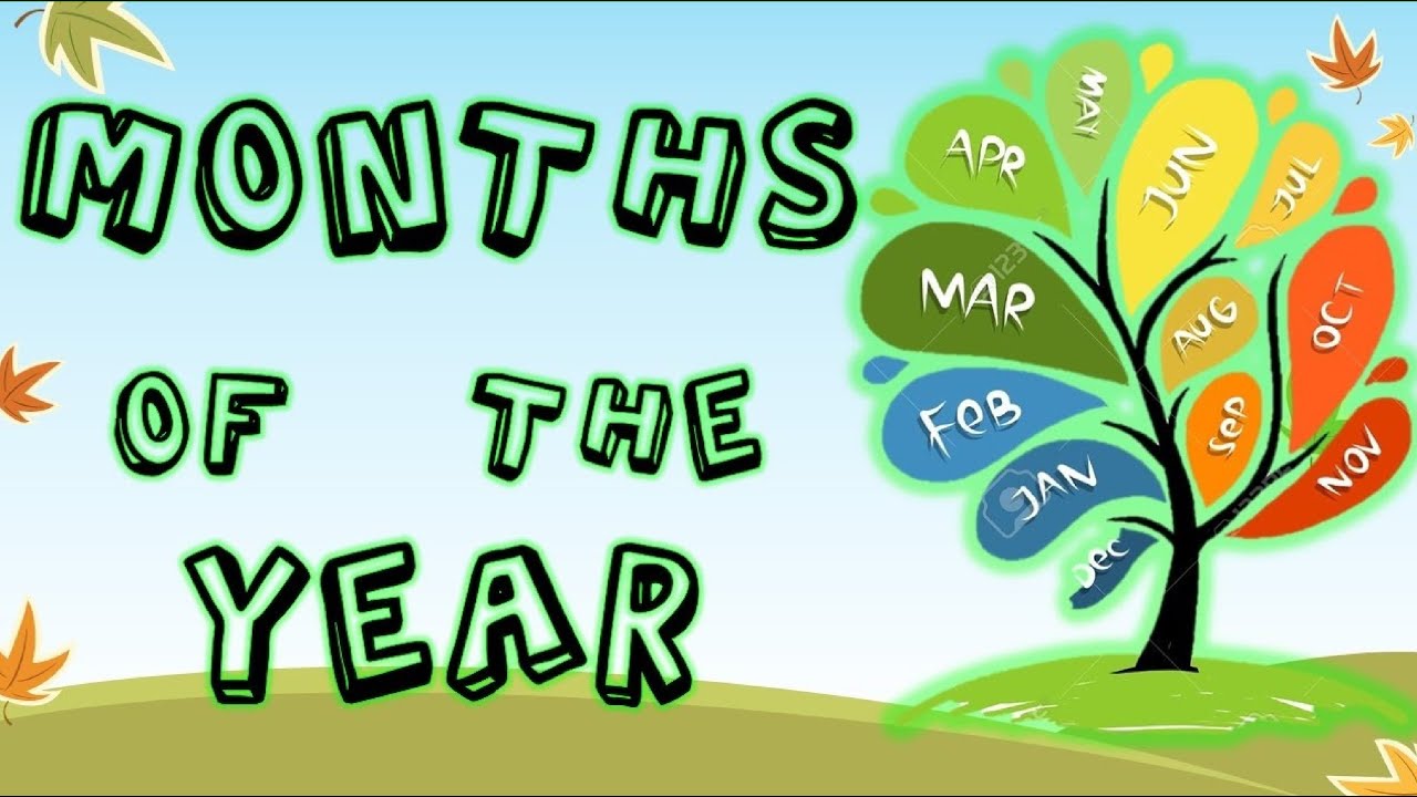 Months of the year for kids