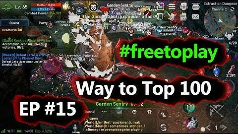 Lineage 2 Revolution Way to top 100 EP #15 Free to Play