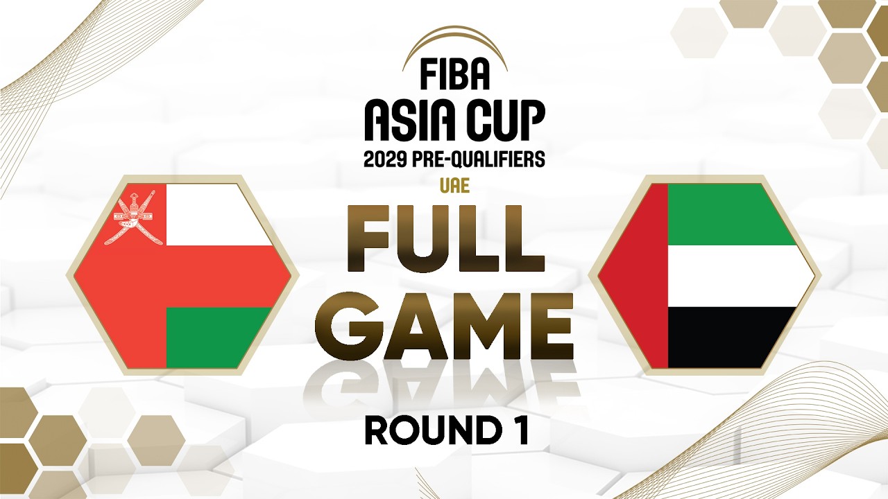 First Round | Oman v UAE | Full Basketball Game | FIBA Asia Cup 2029 Pre-Qualifiers