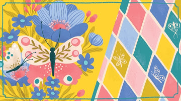 Fluttery Floral Surface Design Collections in Procreate and Photoshop - New Skillshare Class
