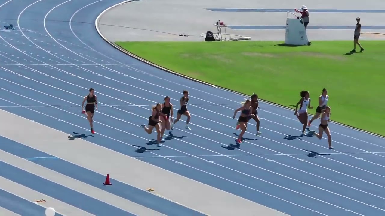 Ht2. 100m U16 Girls, 2025 QLD All Schools Championships, QSAC 5 October 2025 