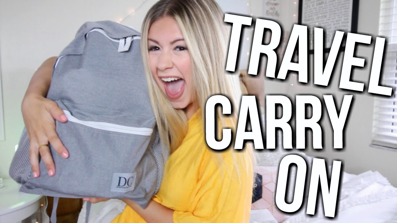 Что в моей дорожной ручной клади + Я САМ СОЗДАЛ РЮКЗАК!