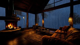Soothing Thunder and Rain Sounds to Fall Asleep Fast - Sleep Better - Cozy Fireplace Crackling by Night Dream 192 views 3 weeks ago 3 hours