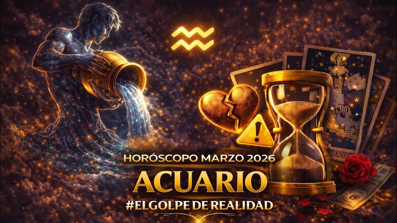🌊 ACUARIO MARZO 2026: ALGO PUEDE TERMINAR SIN AVISO… PERO NUEVO AMOR O RECONCILIACION SI LO DESEAS 👀