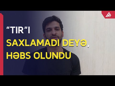 Nəşə çəkib “TIR” sürürdü, polis saxladı – APA TV