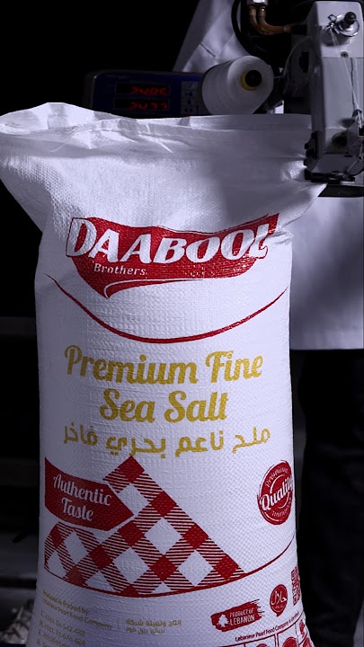 Daabool Brothers’ 100% natural sea salt is produced in bulk, from the finest to the coarsest grains.