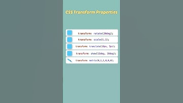 CSS Transform Properties || CSS Hover Effect #shorts