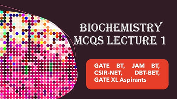 Biochemistry MCQs Lecture 1||Carbohydrates||GATE BT||GATE XL|| JAM BT || CSIR-NET || DBT-JRF || NEET