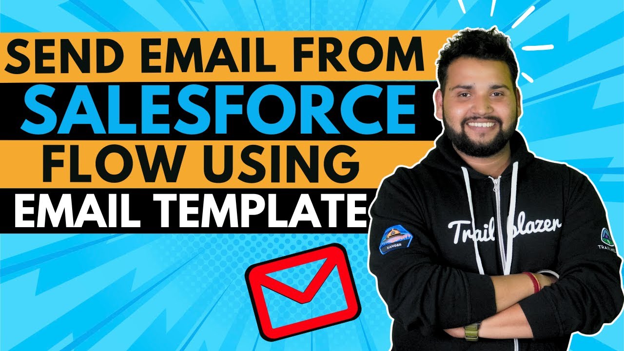 Send Email from Salesforce Flow using Email Template - YouTube