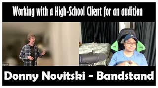 Singing Tips : Working with a young Musicial Theater student | Donny Novitski Bandstand