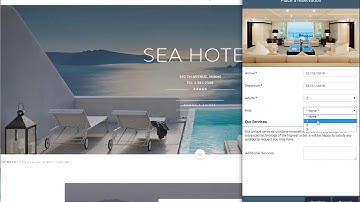 Xenioo Forms: Booking Example (Side panel option)