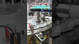 Automatic spout pouch packing machine pouch filling capping machine #machine #pouchfillingmachine