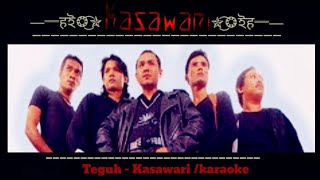 Teguh - Kasawari /karaoke