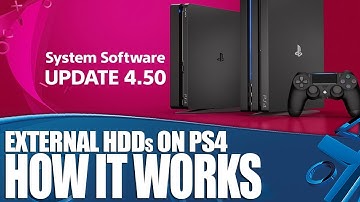 External HDDs on PS4 - How It Works