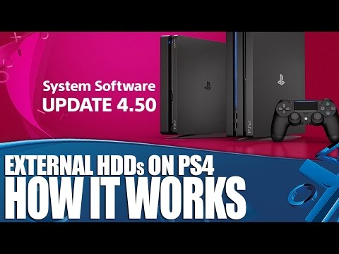 External HDDs on PS4 - How It Works