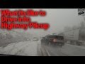 Highway Black Ice Pile Up Car Crash - Onboard When ABS Becomes Useless