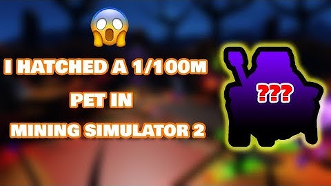👻*HATCHED SHINY SECRET?!?*🎃NEW UPDATE MINING SIMULATOR 2