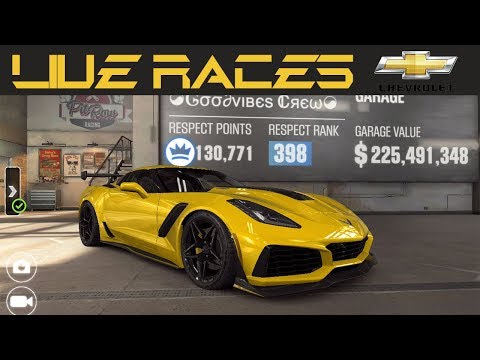 LIVE RACING WITH THE CORVETTE ZR | CSR RACING LIVE RACING WITH THE CORVETTE ZR | CSR RACING
