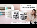 Tassen plotten mit dem Cricut Joy | DIY